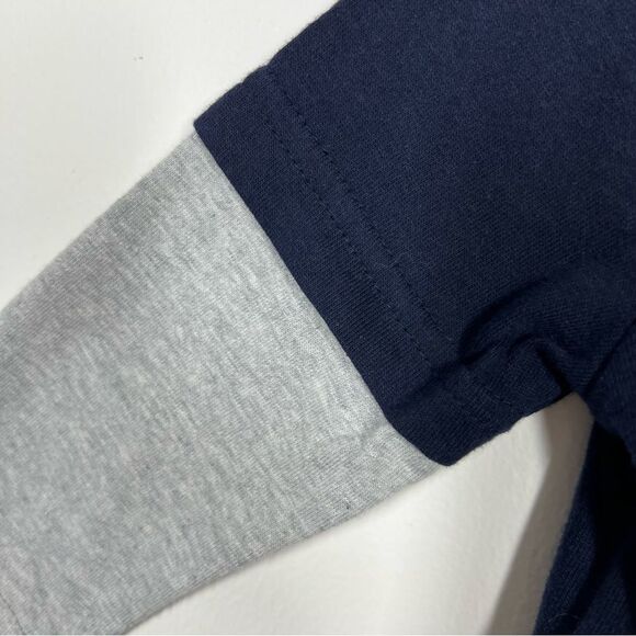 Gymboree Boys Size 9-12 Months NWT Blue Halloween Skeleton Long Sleeve T-Shirt - Picture 3 of 8